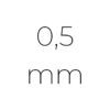 0,5 mm gebürstete Oberfläche